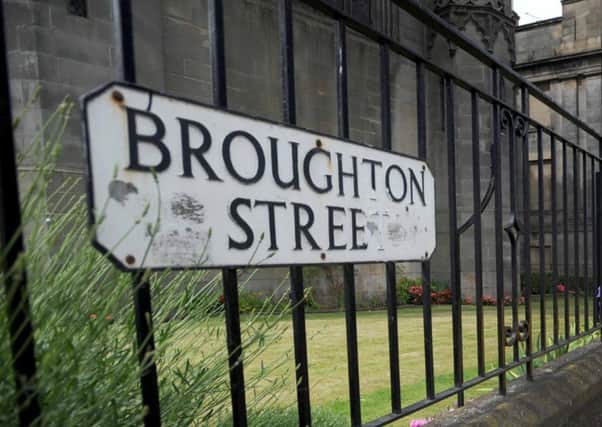 The incident happened on Broughton Street