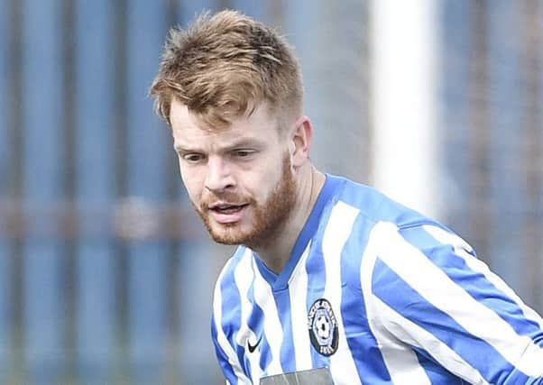 Keith Lough bagged a brace for Penicuik