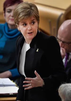 Nicola Sturgeon has  been accused of making political capital out of revealing the story of her miscarriage. Picture: Jeff J Mitchell/Getty Images