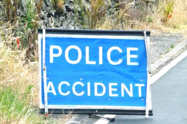 Broughton Road has been closed following a crash