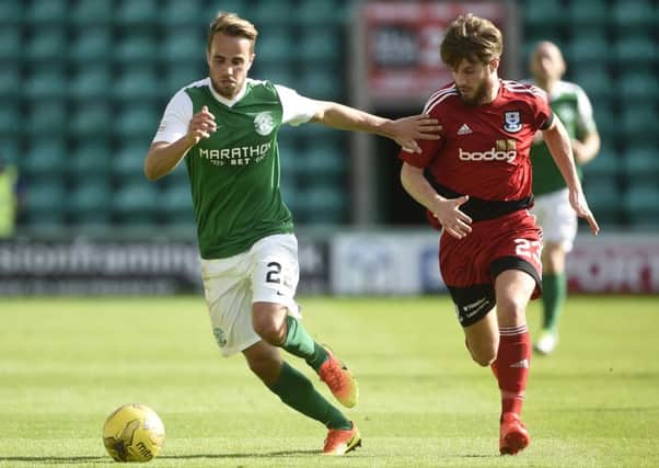Andrew Shinnie believes Hibs will bounce back from their defeat by Ayr. Pic: Greg Macvean