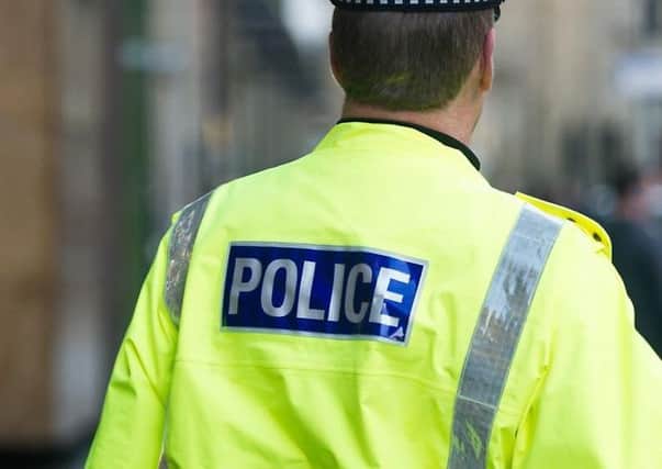 Police arrested Sheppard Adeghe in Edinburgh. Stock image