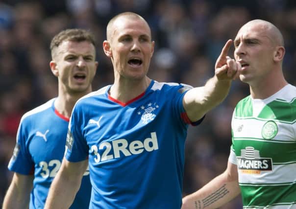 Rangers striker Kenny in the Old Firm match on the 10 Sep. Picture: Ian Rutherford
