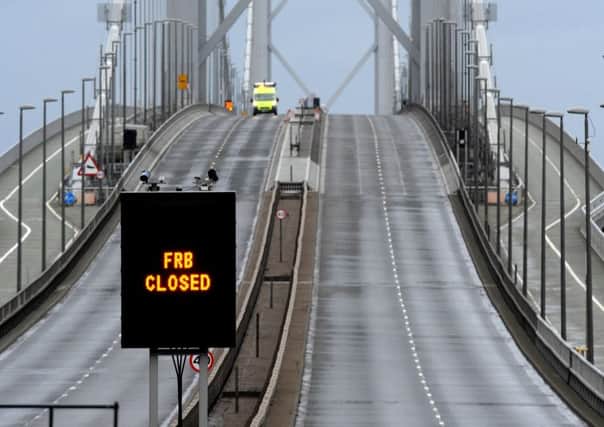 The Forth Bridge closed for three weeks in December and, for some, commuting has never been the same since. Photograph: Jane Barlow