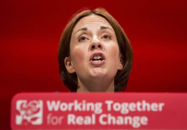 Scottish Labour Leader Kezia Dugdale speaks during the second day of the Labour Party conference in Liverpool. Picture; PA