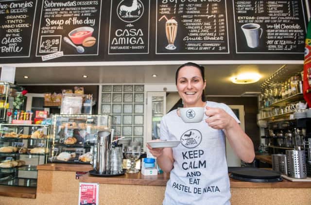 Patricia Da Silva came to Edinburgh from Portugal two years ago and opened Portuguese cafe Casa Amiga on Leith Walk.