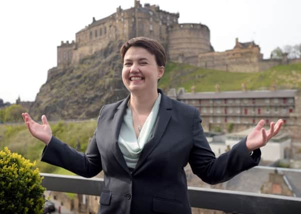 The Scottish Conservatives are now the second largest party at Holyrood.

 Picture; Jane Barlow