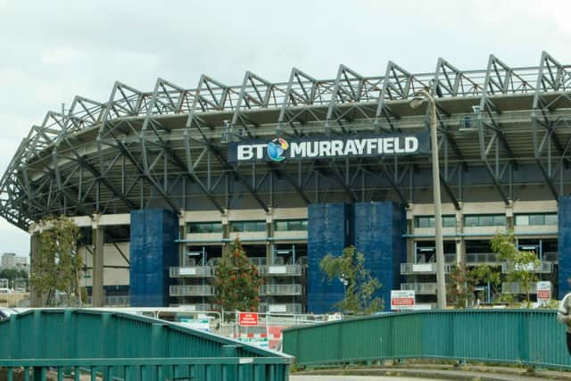 "Explosion" heard at Murrayfield. Picture; Toby Williams