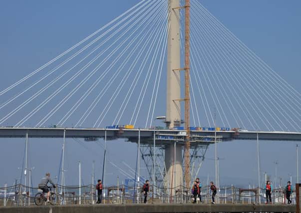 The Queensferry Crossing is thought to have spurred on house buyers. Picture: Jon Savage