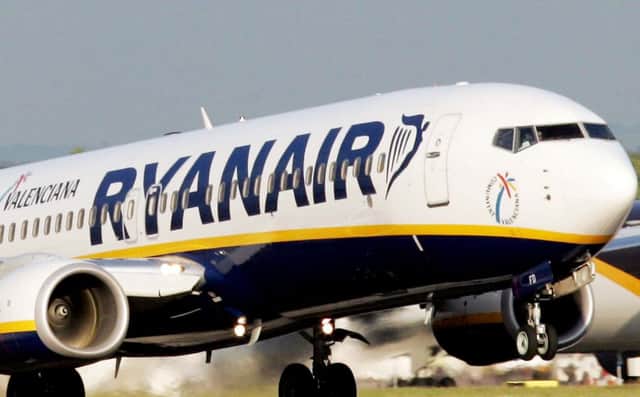 The disturbance happened on the Ryanair flight to Alicante. Picture: File