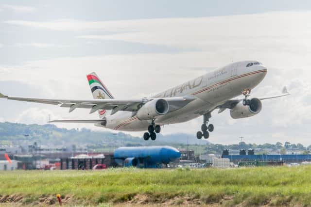 Corrigan interefered with the air traffic control frequency at Edinburgh Airport. Picture: Ian Georgeson