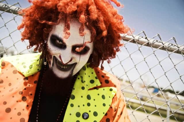 People dressed as clowns have been jumping out at pedestrians. File picture: Contributed