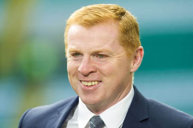 Neil Lennon achieved a hole in one. Picture; SNS