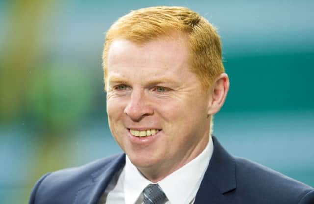 Neil Lennon achieved a hole in one. Picture; SNS