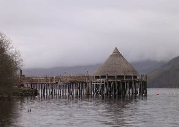 A reconstructed Iron Age crannog at Loch Tay. PIC www.geograph.co.uk