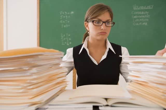 Levels of stress have increased in Edinburgh classrooms.