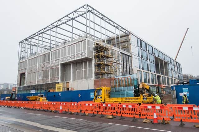 Boroughmuir High School under construction. Picture; Ian Georgeson