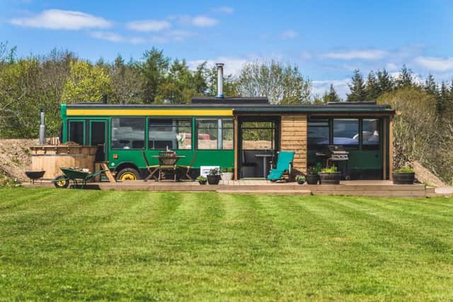 A family rural business has spotted a growing trend for staycation holidays using single decker buses. Picture; contributed