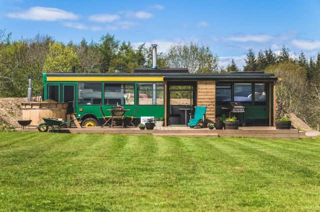 A family rural business has spotted a growing trend for staycation holidays using single decker buses. Picture; contributed