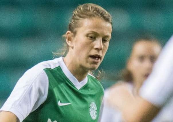 Lizzie Arnot scored a hat-trick for Hibs Ladies