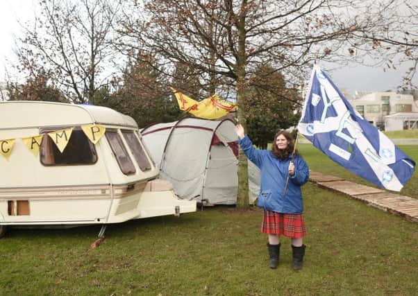The future of the independence camp is yet to be decided. Picture: Greg Macvean