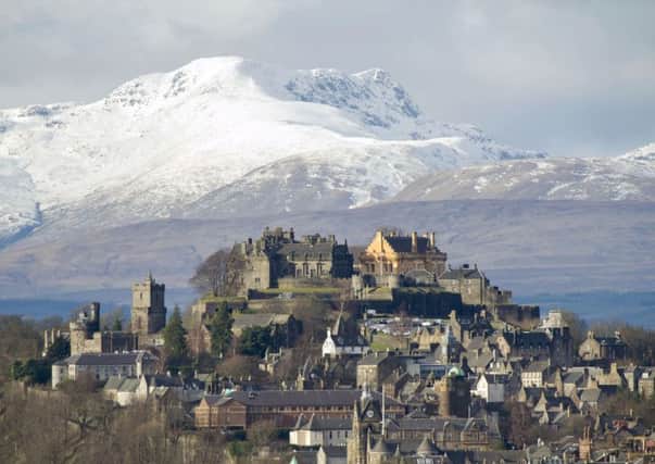 Stirling Castle was the last stronghold of resistance against Edward I in 1304. PIC Ian Rutherford/TSPL