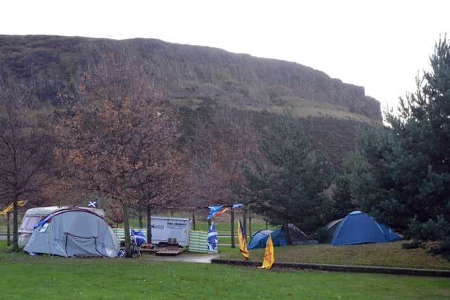 The Indy campers. Picture; Jon Savage