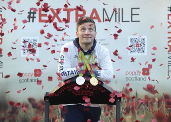 Olympic gold medallist Callum Skinner launches the poppy appeal.