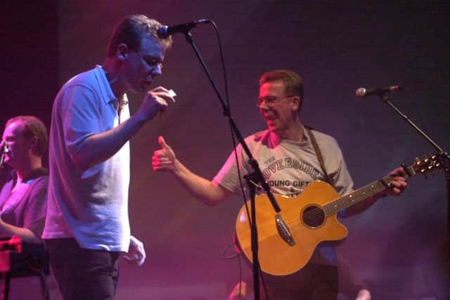 The Proclaimers playing T in the Park. Picture; David Moir.