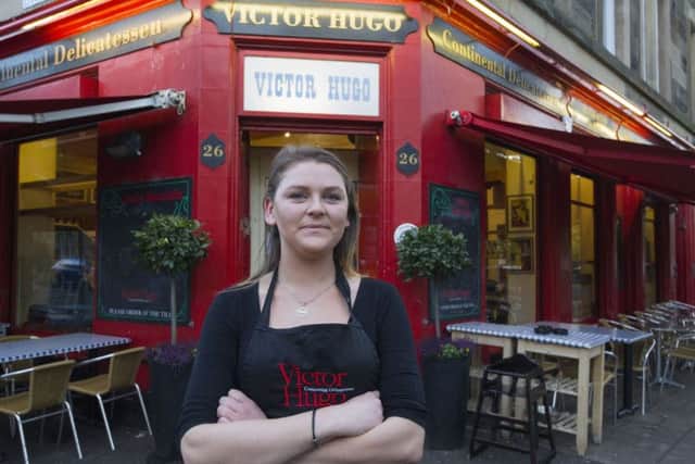Inga Norvaisaite  manager at Victor Hugo Delicatessen just off the Meadows. Picture Ian Rutherford
