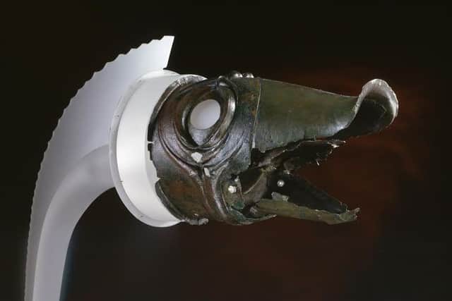 The original head of the Deskford Carnyx, found in Banffshire 200 years ago. PIC Contributed