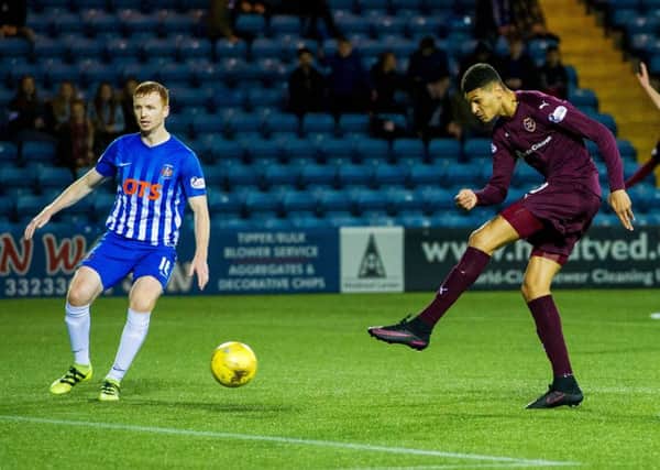 Bjorn Johnsen has made just one start for Hearts so far