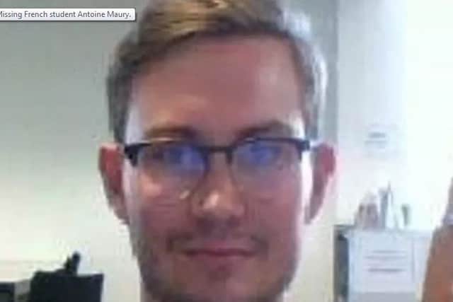 Antoine Maury has been missing since Monday 24th of October. Pic: Contributed.