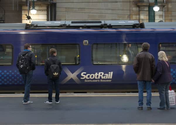 Train services between Glasgow and Edinburgh have been hit by rail disruption