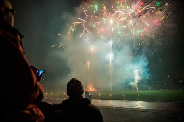 Meadowbank Fireworks display 2015. Picture; Ian Georgeson