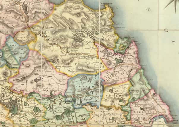 An 1826 map of Berwickshire. PIC: Courtesy of National Library of Scotland