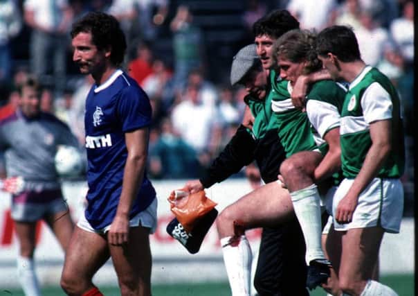 Souness walks off as McCluskey is carried off