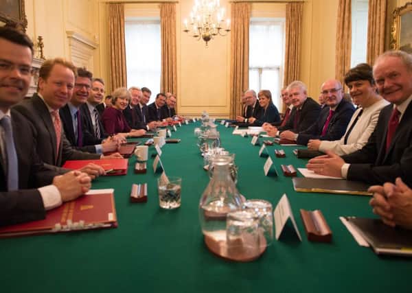 Prime Minister Theresa May holds a Joint Ministerial Council meeting in Downing Street. Picture; Stefan Rousseau