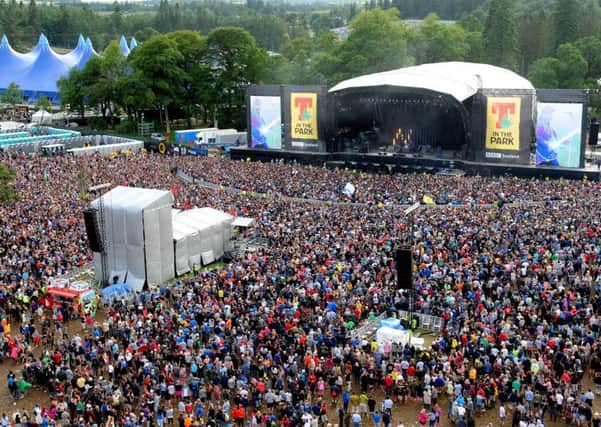 The incident took place at T in the Park.