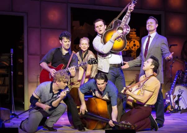 Jason Donovan and the cast of Million Dollar Quartet Pic: Contributed