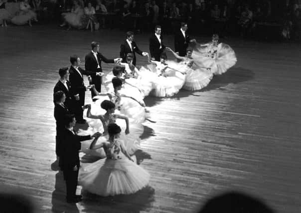 The Reggie Harkins Formation Dancers at the Palais de Danse, Edinburgh for the "Come Dancing" television programming