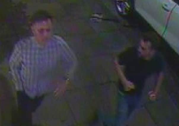Police are keen to talk to these men in connection with city centre assault. Picture; contributed