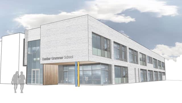 Plans for proposed extension to Dunbar Grammar School. Picture: contributed