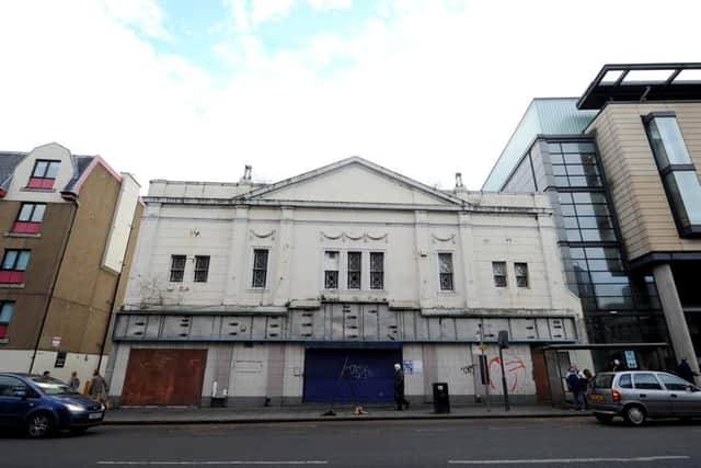 The old Palais de Danse and Mecca building in Fountain Bridge is being knocked down to bulid flats. Picture; Lisa Ferguson