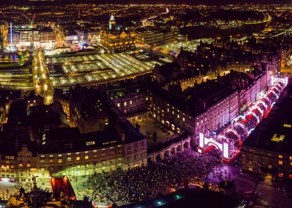 Last year's Street of Light on the Royal Mile drew big crowds. Picture: Digital Triangle Creative Ltd