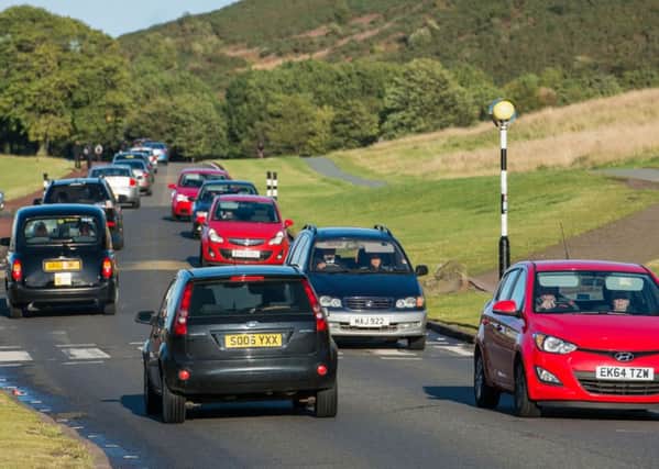 Holyrood Park, Traffic. Picture; Ian Georgeson