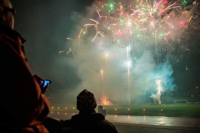 Meadowbank Fireworks display 2015.