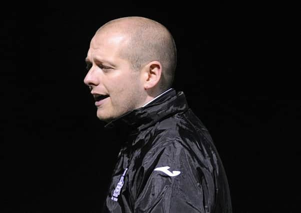 Leith Athletic manager Derek Riddel