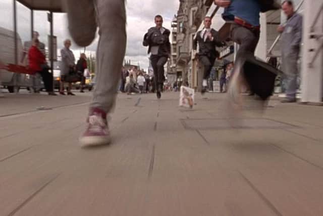 The opening scene to Trainspotting is famous for the chase along Princes Street. Picture: Film4
