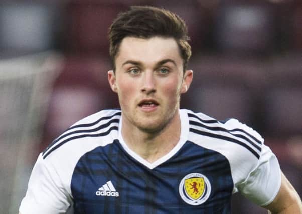 John Souttar led the young Scots in Myjava